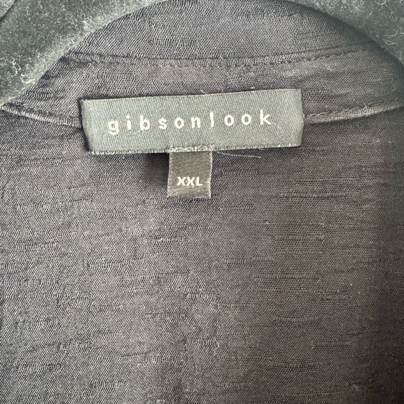 Gibsonlook Charcoal Button-Down Shirt Dress | Long Sleeve | XXL - Picture 2 of 2